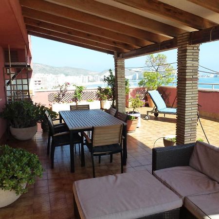쿠엘라 Espectacular Terraza Y Vistas En 1A Linea De Playa 아파트 외부 사진