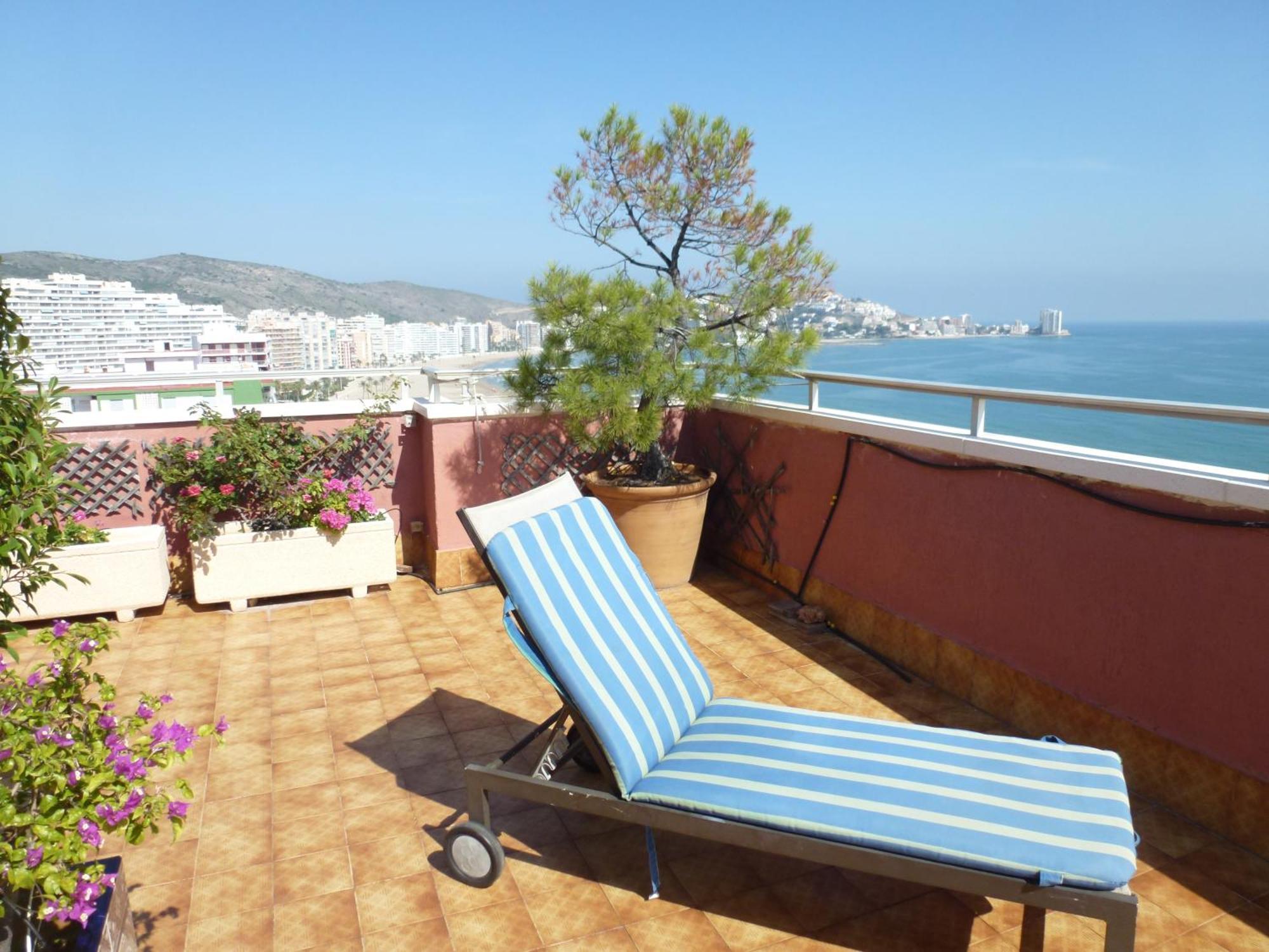 쿠엘라 Espectacular Terraza Y Vistas En 1A Linea De Playa 아파트 외부 사진